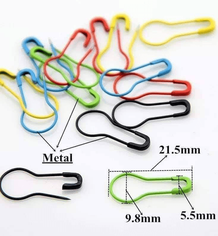 25 Pieces Naqab Pin Safety Pin Set Golden Silver And Multi Color Scarf Hijab Scarf Pin Brooches For Girls And Women Stylish Hijab Accessories Decorative Safety Pin Set For Daily Wear And Party Use - Black