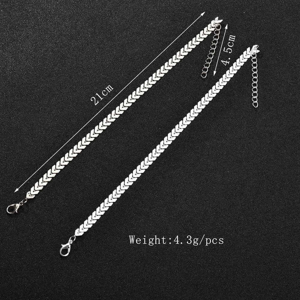 Modern Stylish Payal Fish Bone Anklet Bracelet Golden Anklet Silver Anklet Fashion Foot Jewelry Stylish Payal Women Anklet Girls Anklet Adjustable Anklet Bracelet Modern Foot Chain Elegant Payal Party Wear Style Anklet Daily Wear Anklet Modern