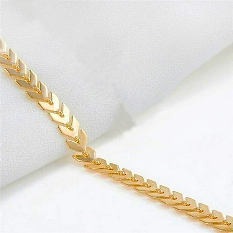 Golden bridal anklet butterfly