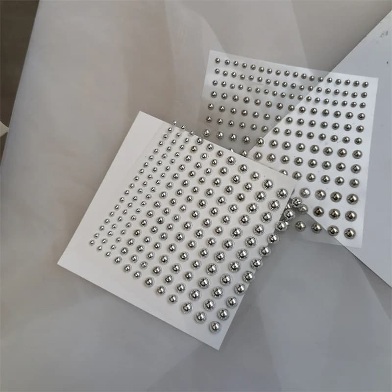 Silver hair beads stone