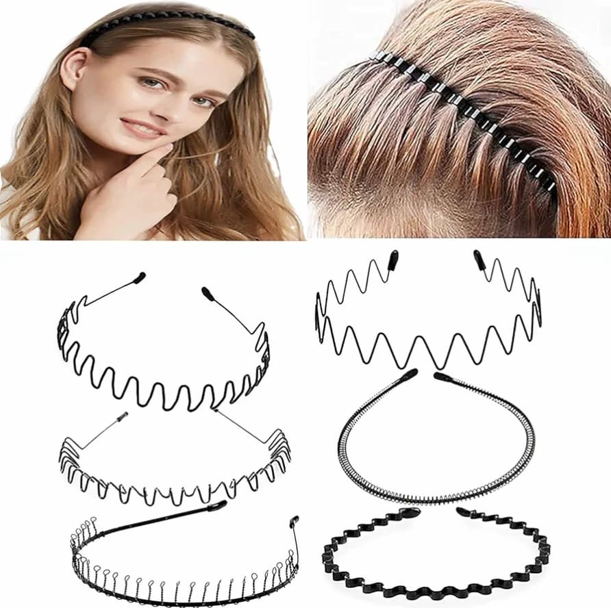 Hair clip & pin set metal