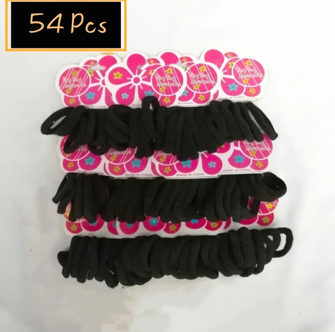Black hair scrunchie