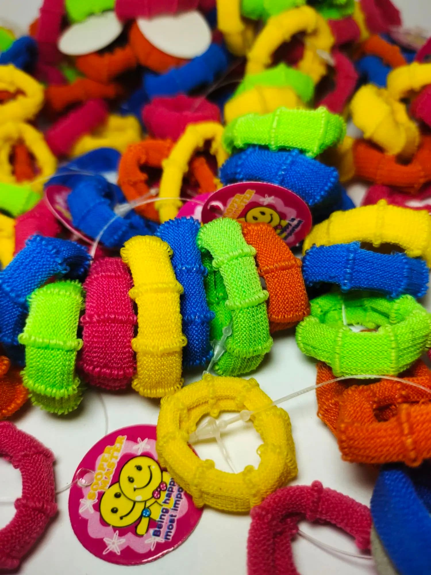 Multicolor hair scrunchie