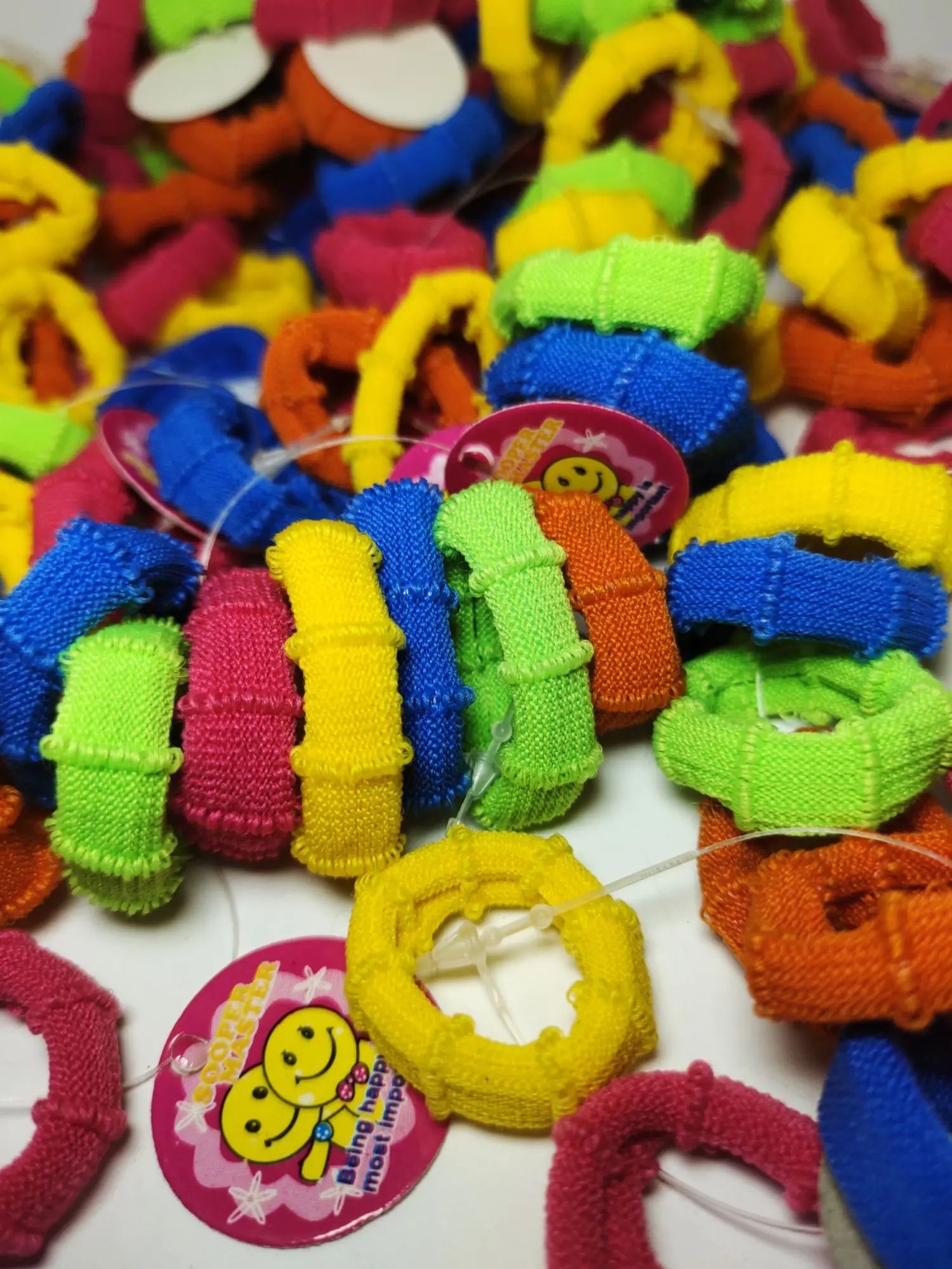 Multicolor hair scrunchie