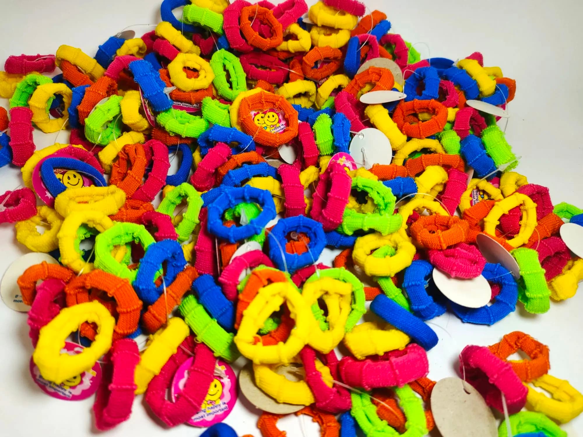 Multicolor hair scrunchie