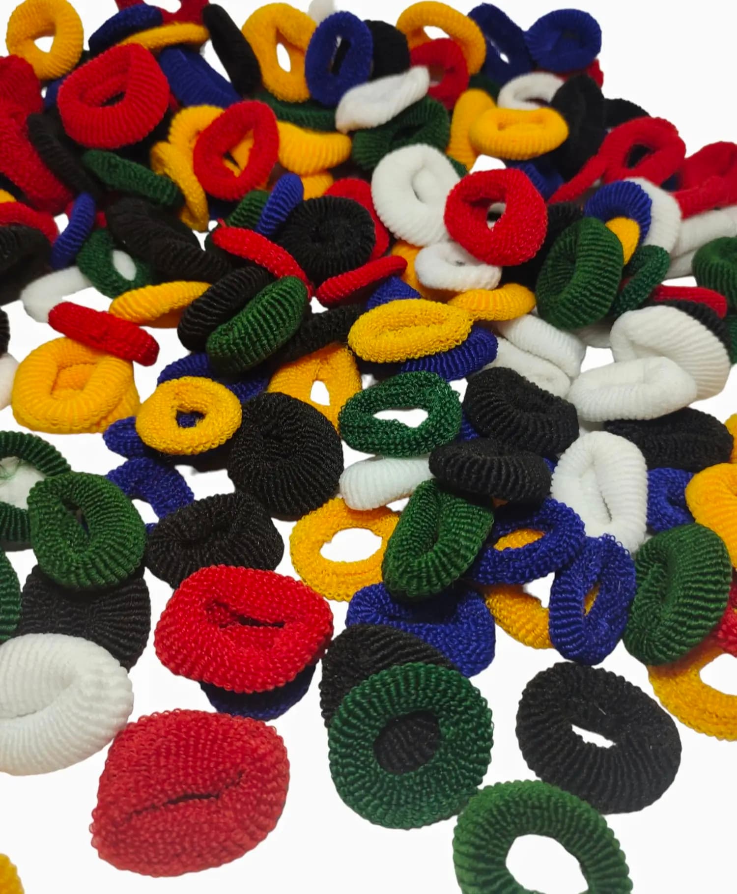 Multicolor hair scrunchie