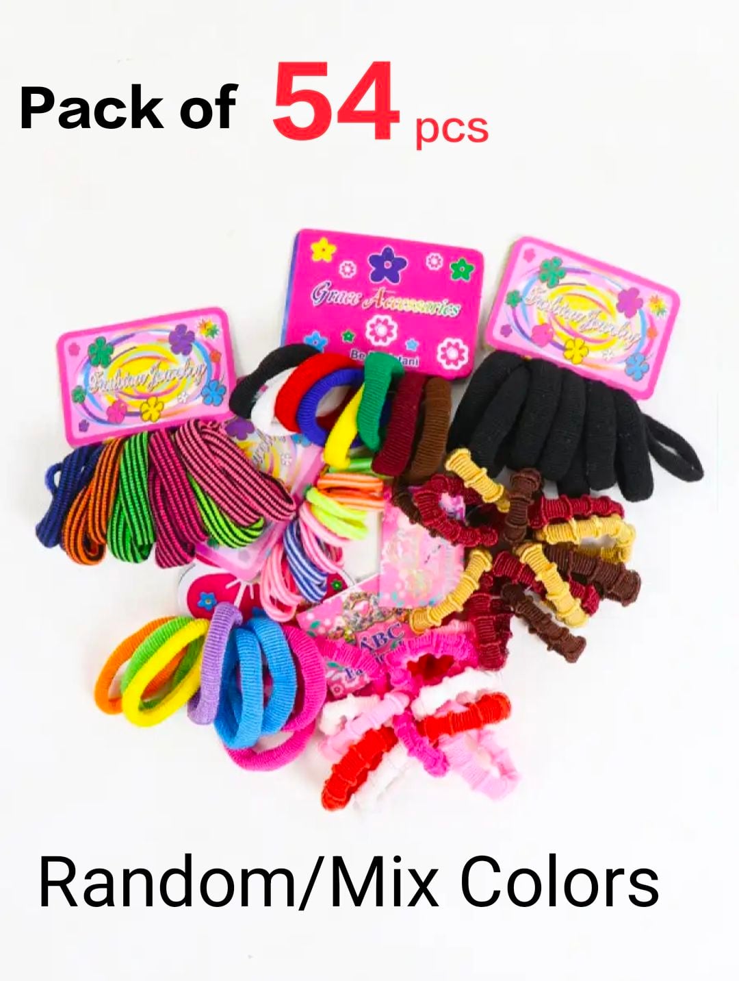 Multicolor hair scrunchie