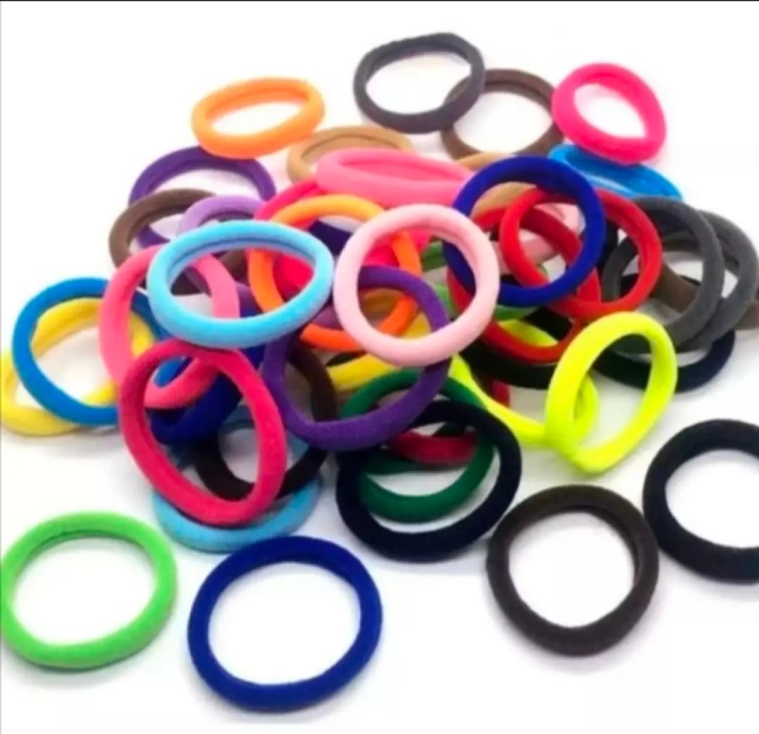 Multicolor hair scrunchie