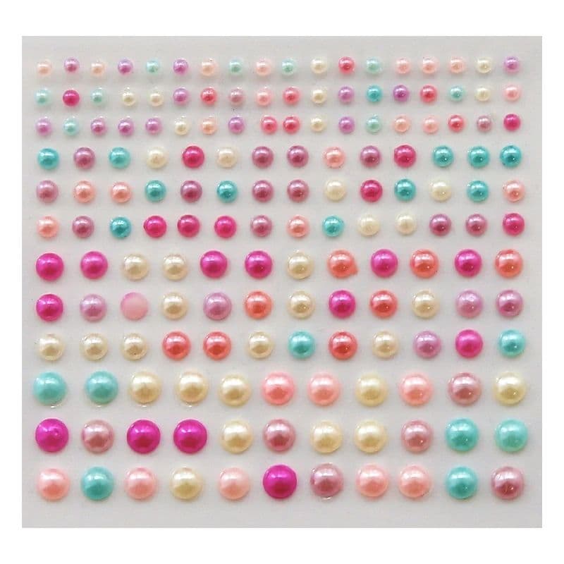 Multicolor bridal hair accessory pearl