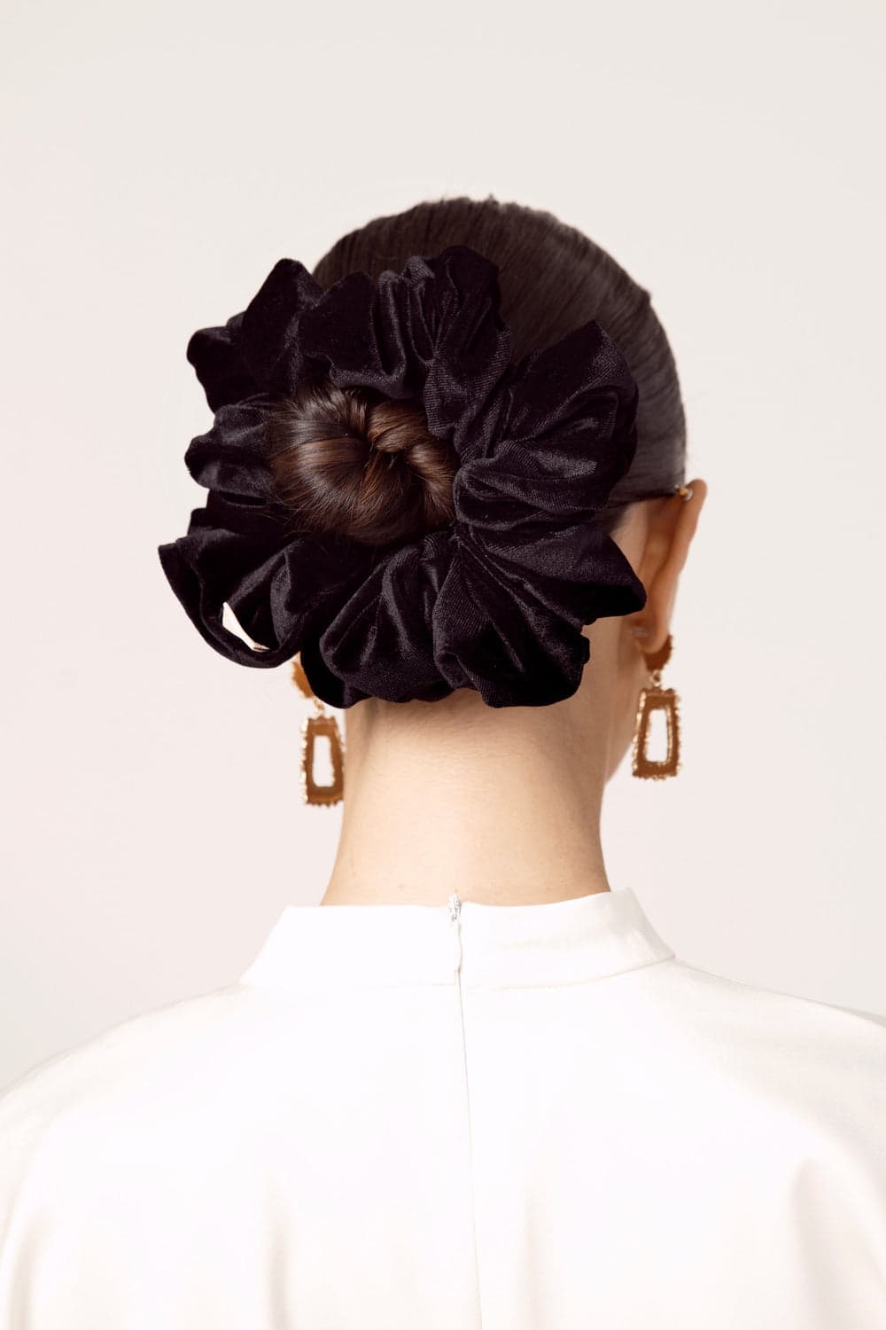 Natural hair scrunchie
