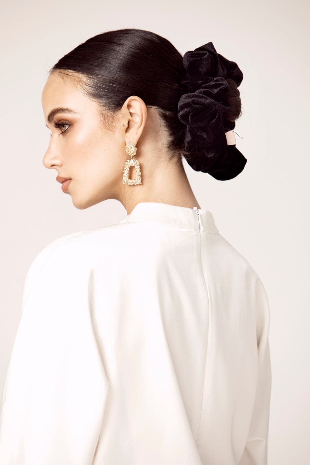Natural hair scrunchie