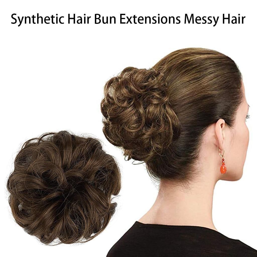 Dark brown bridal jura extension