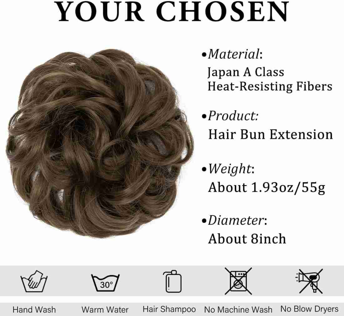 Dark brown bridal jura extension