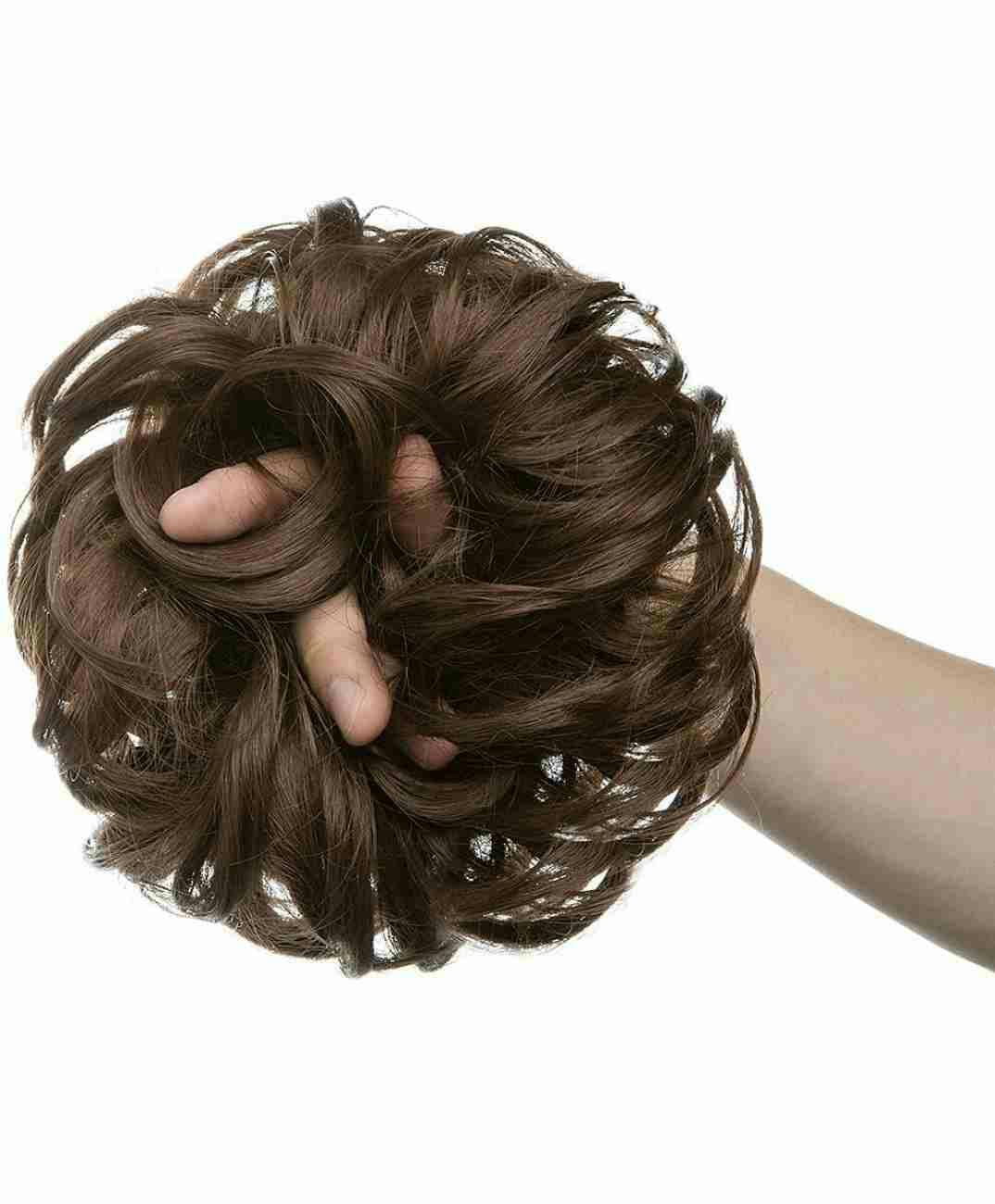 Dark brown bridal jura extension