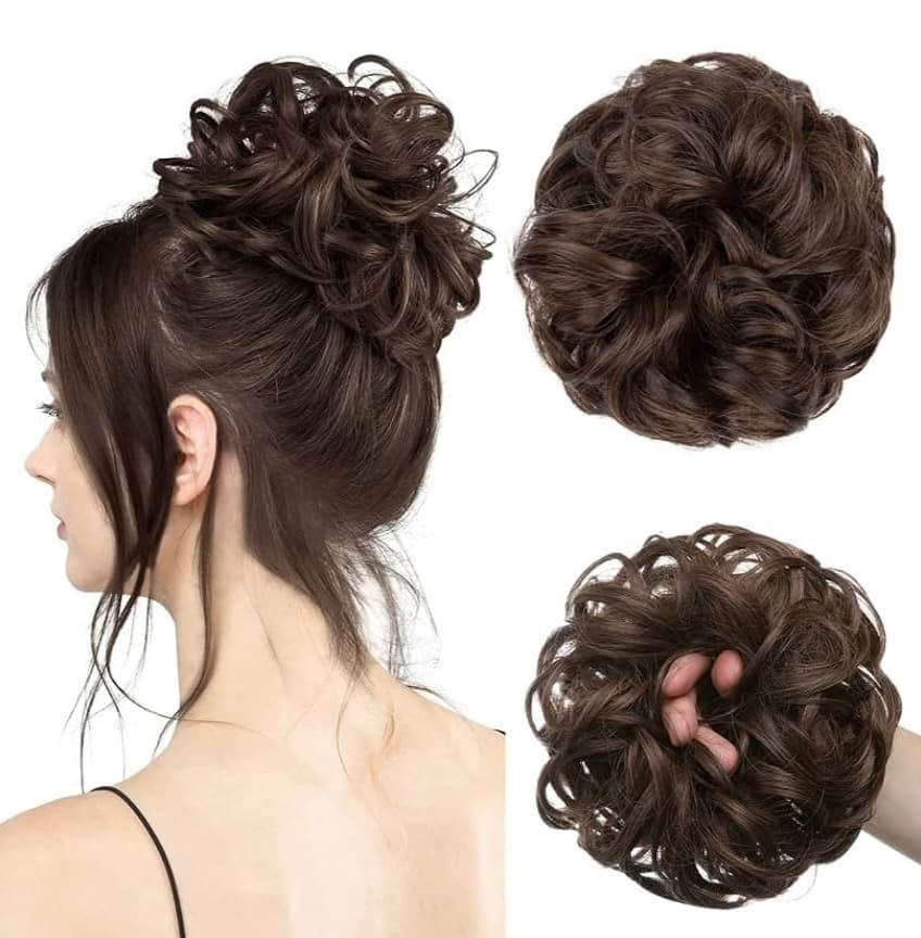 Dark brown bridal jura extension