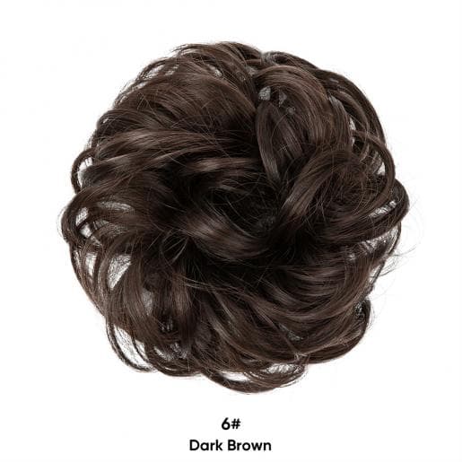 Dark brown bridal jura extension