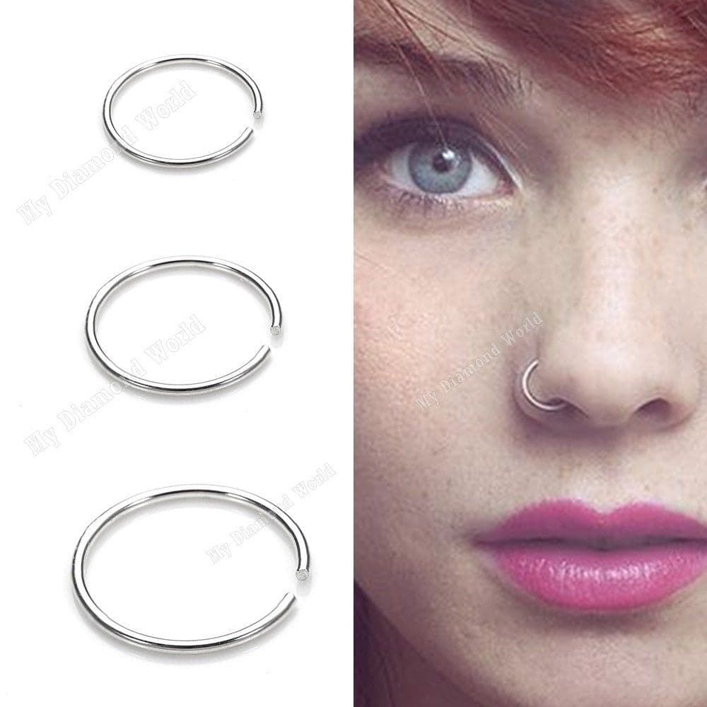 20 Pieces Nose Ring Jewelrys Golden Silver Long Naak Ka Koka Naak Ki Bali Nath Nathli Nathni For Piercing And Non Piercing Women Girls Multi Style Nose Jewelry Value Pack Modern Stylish Festival Gift Long Nath Nathli Nathni Nose Pin Jewelry - 10m Silver Nose Ring