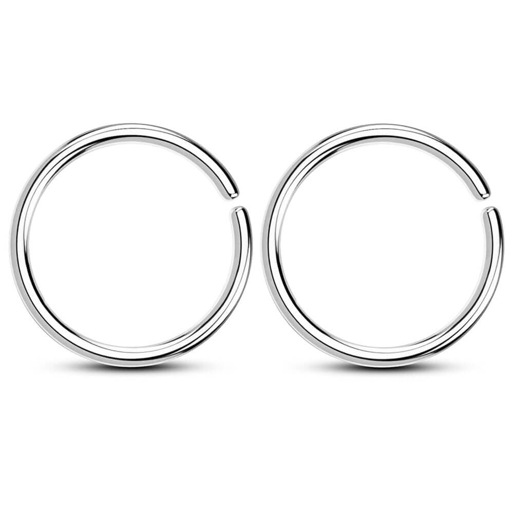 Silver nose pin