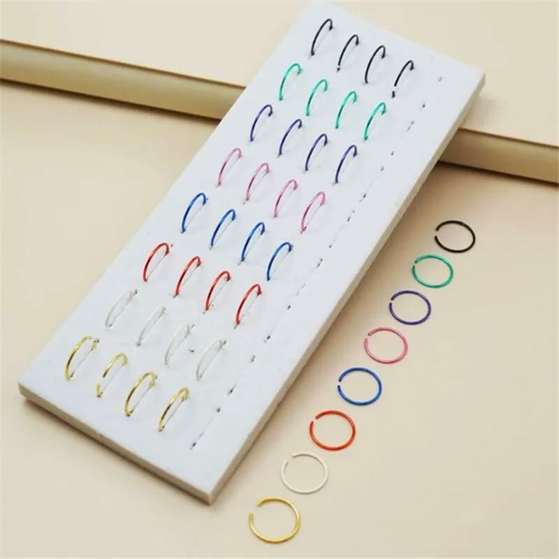 Multicolor nose pin