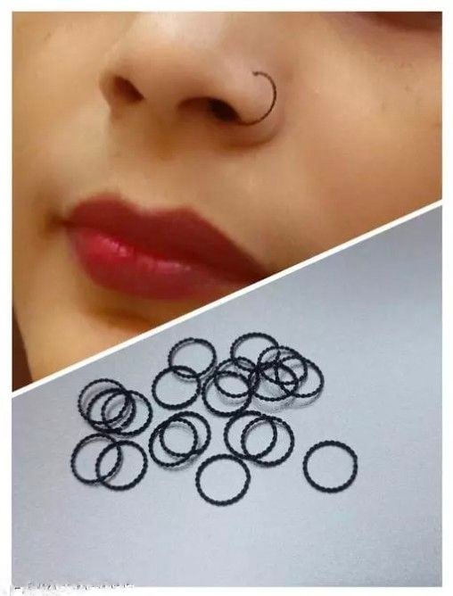 Black nose ring