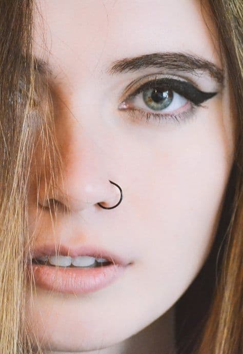Black nose ring