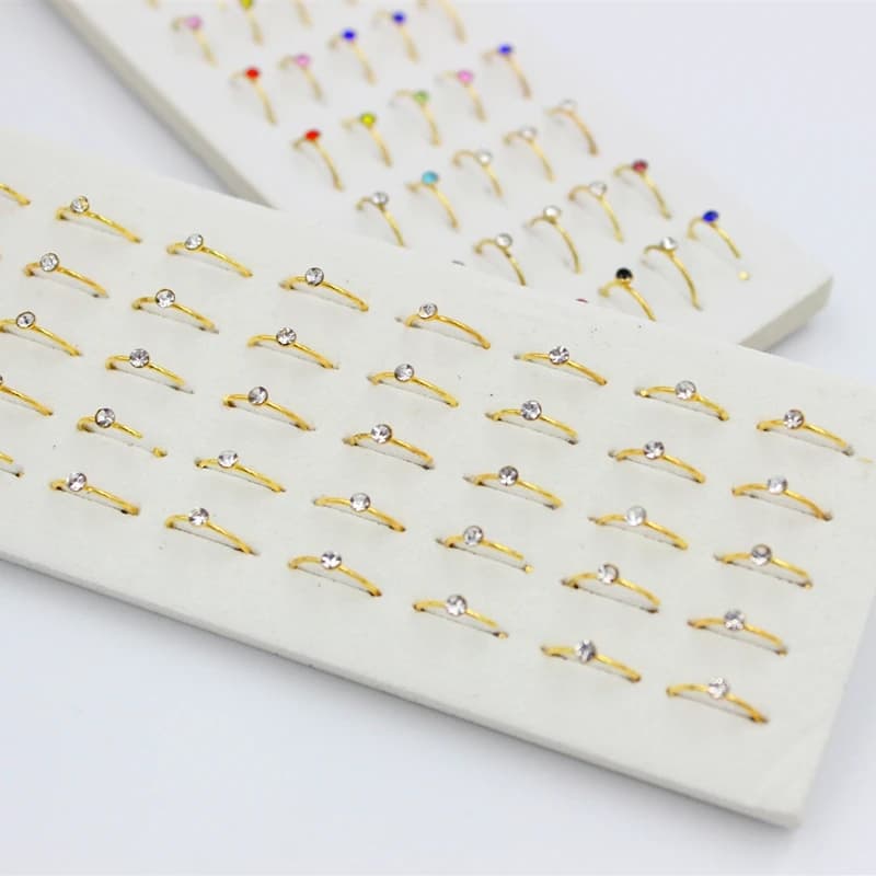 Silver nose pin