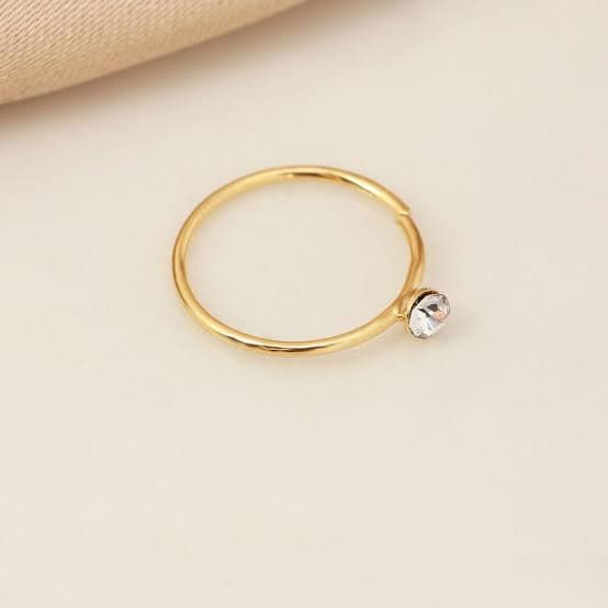 Multicolor nose pin stone