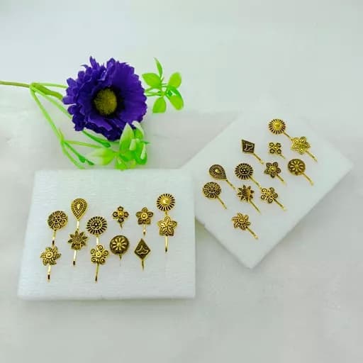 Silver nose pin