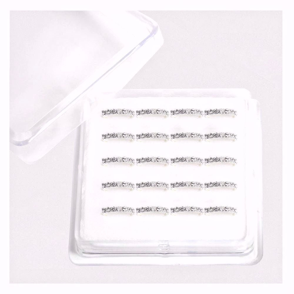 Stone Embedded Nose Ring Jewelry Clusted Nug Nose Pin Jewelry For Women Golden And Silver Tone Stylish Nose Ring Jewelry For Girls Traditional Nose Jewelry Fancy Nose Pin Jewelry Elegant Design Nose Ring Jewelry For Bride Nose Stud For Party